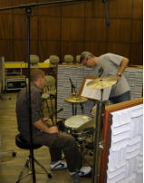 Spatzen im Studio fr die CD